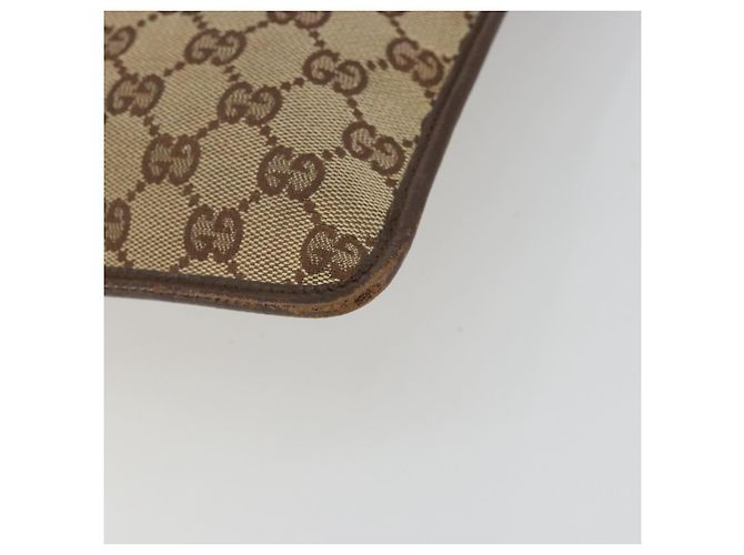 Borsa a Spalla GG Canvas Gucci Beige Argento 27639 Auth 175360 - vista 14