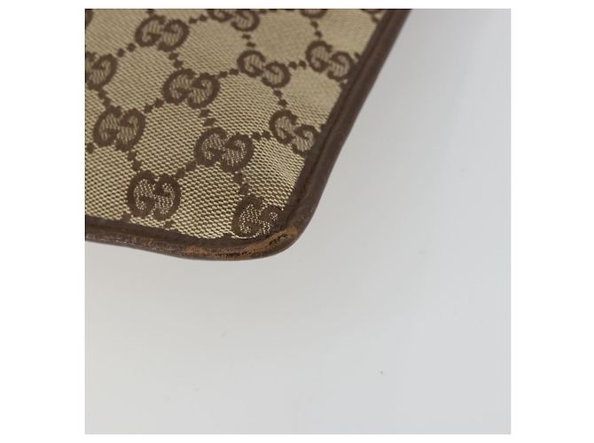 Borsa a Spalla GG Canvas Gucci Beige Argento 27639 Auth 175360 - vista 16