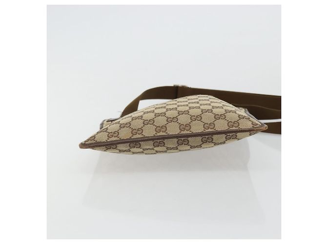 Borsa a Spalla GG Canvas Gucci Beige Argento 27639 Auth 175360 - vista 5