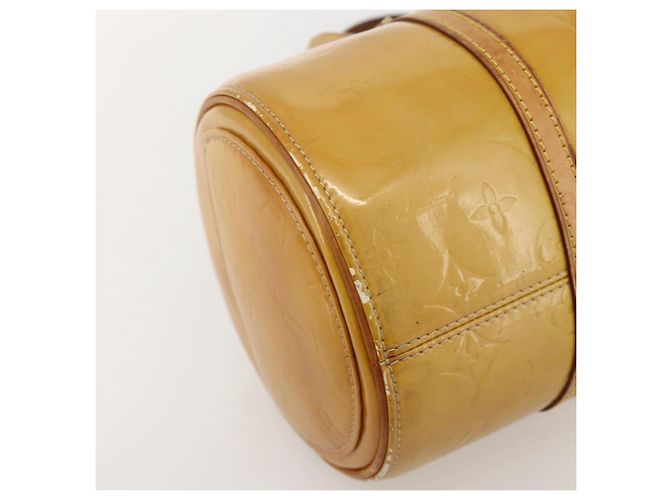 LOUIS VUITTON Borsa a Mano Monogram Vernis Bedford Beige M91006 LV Auth 175968 - vista 15