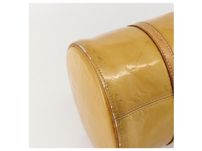 LOUIS VUITTON Borsa a Mano Monogram Vernis Bedford Beige M91006 LV Auth 175968 - vista 17