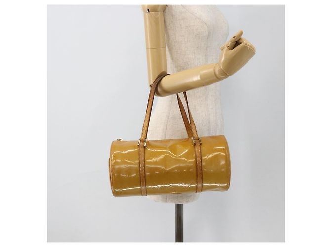 LOUIS VUITTON Borsa a Mano Monogram Vernis Bedford Beige M91006 LV Auth 175968 - vista 20