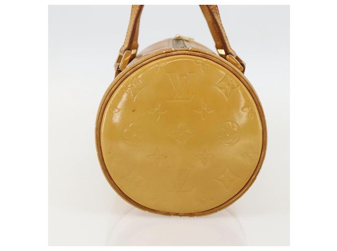 LOUIS VUITTON Borsa a Mano Monogram Vernis Bedford Beige M91006 LV Auth 175968 - vista 4