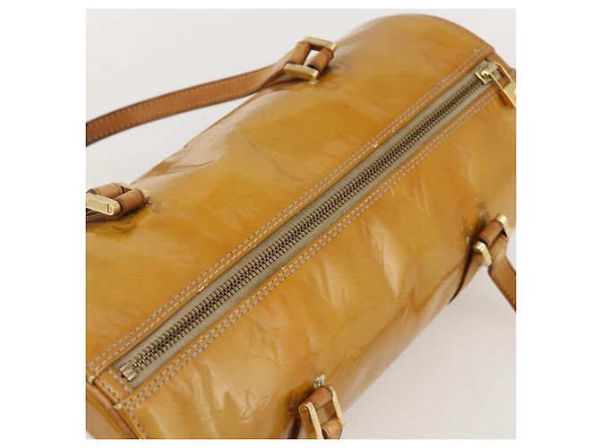 LOUIS VUITTON Borsa a Mano Monogram Vernis Bedford Beige M91006 LV Auth 175968 - vista 6