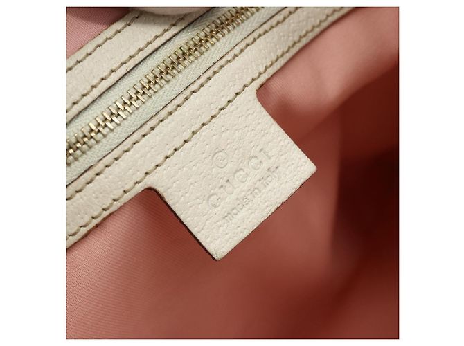 Borsa a Spalla Gucci GG Canvas Sherry Line Rosa Oro 144388 Auth ti3863 D'oro - vista 18
