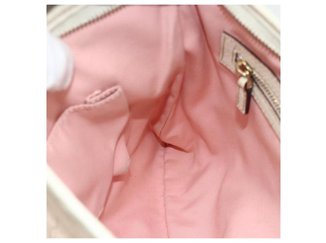 Borsa a Spalla Gucci GG Canvas Sherry Line Rosa Oro 144388 Auth ti3863 D'oro - vista 20