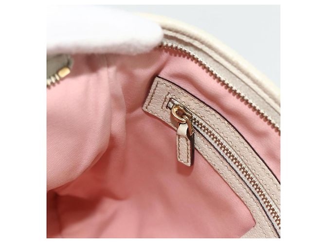 Borsa a Spalla Gucci GG Canvas Sherry Line Rosa Oro 144388 Auth ti3863 D'oro - vista 21