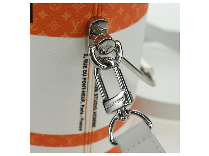 LOUIS VUITTON Borsa a Spalla Dipinta LV PVC Arancione M81590 Auth YKZ991SM - vista 21