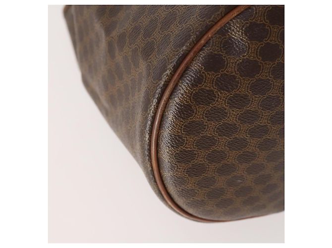 Céline Zaino in tela Macadam CELINE in pelle PVC marrone e oro Auth 174718 D'oro - vista 15