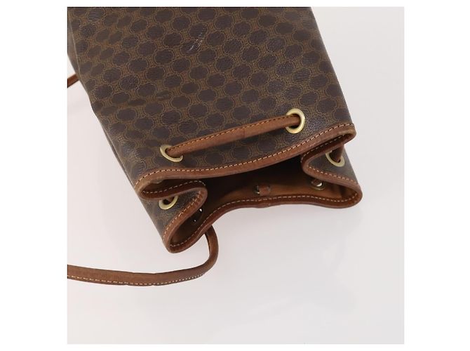 Céline Zaino in tela Macadam CELINE in pelle PVC marrone e oro Auth 174718 D'oro - vista 6