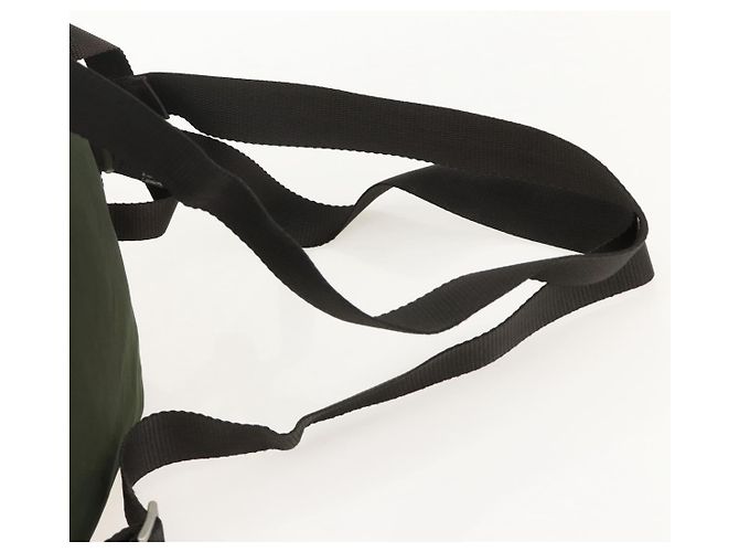 PRADA Rucksack aus Nylon grün silber authentisch bs34371 - Ansicht 15