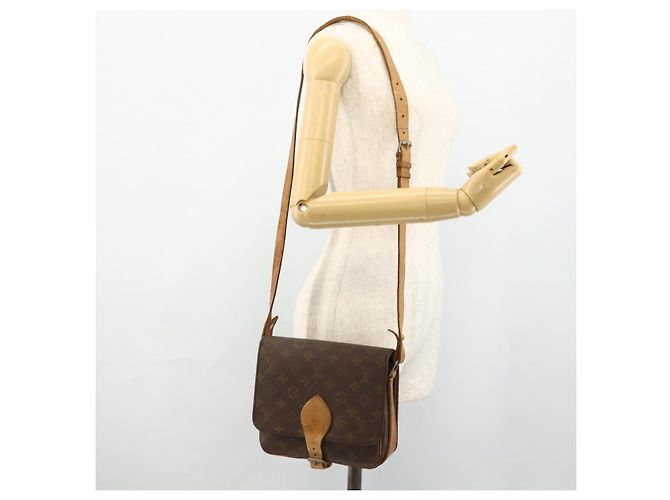 Cartouchiere LOUIS VUITTON Monogram Cartouchière MM Schultertasche Vintage M51253 Auth 176226 - Ansicht 22