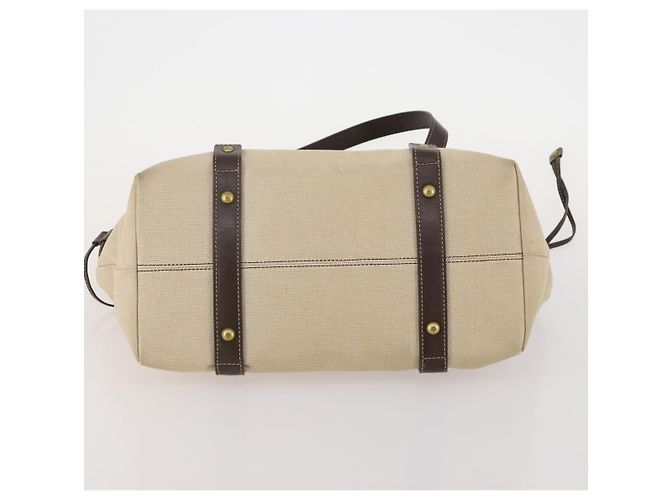 Borsa a mano Burberrys in tela e pelle 2 pezzi marrone beige Auth BA11996 - vista 15