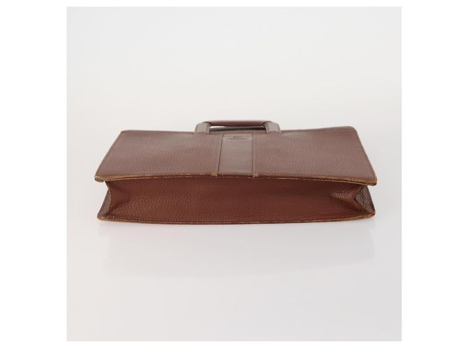 Borsa a mano Burberrys in tela e pelle 2 pezzi marrone beige Auth BA11996 - vista 7