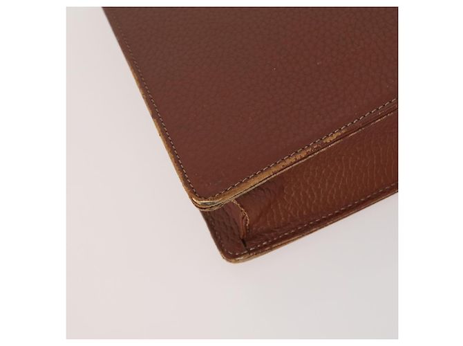 Borsa a mano Burberrys in tela e pelle 2 pezzi marrone beige Auth BA11996 - vista 8