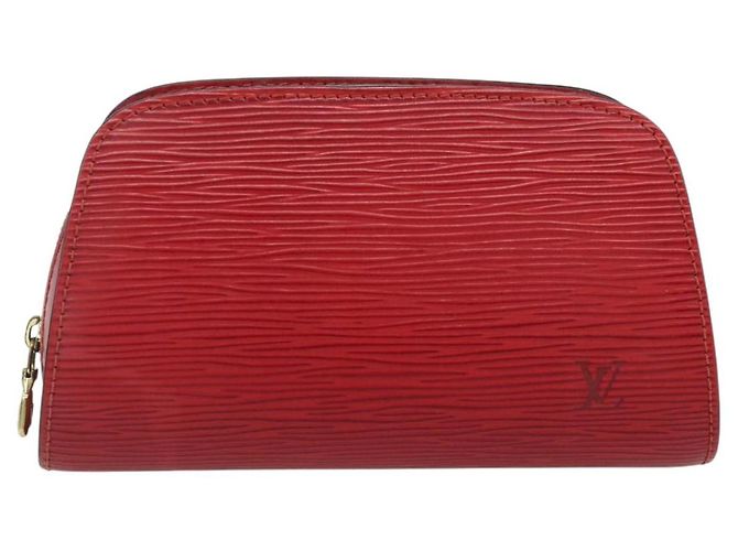 LOUIS VUITTON Pochette Dauphine PM Epi Rosso Castigliano M48447 LV Auth ti3837 - vista 13