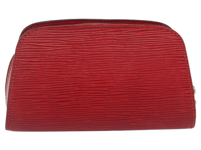 LOUIS VUITTON Pochette Dauphine PM Epi Rosso Castigliano M48447 LV Auth ti3837 - vista 2