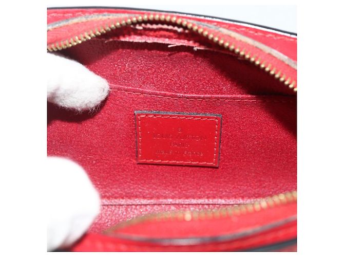 LOUIS VUITTON Pochette Dauphine PM Epi Rosso Castigliano M48447 LV Auth ti3837 - vista 9