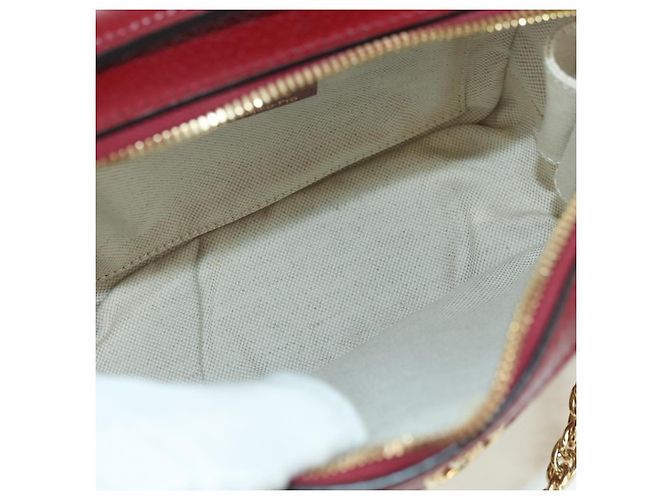 Borsa di collaborazione GUCCI Micro GG Supreme Doraemon in PVC beige 655596 Auth YKZ1361M D'oro - vista 11