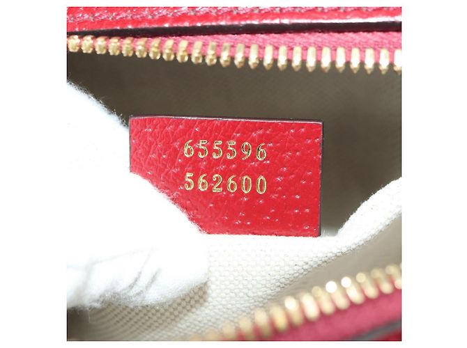 Borsa di collaborazione GUCCI Micro GG Supreme Doraemon in PVC beige 655596 Auth YKZ1361M D'oro - vista 12