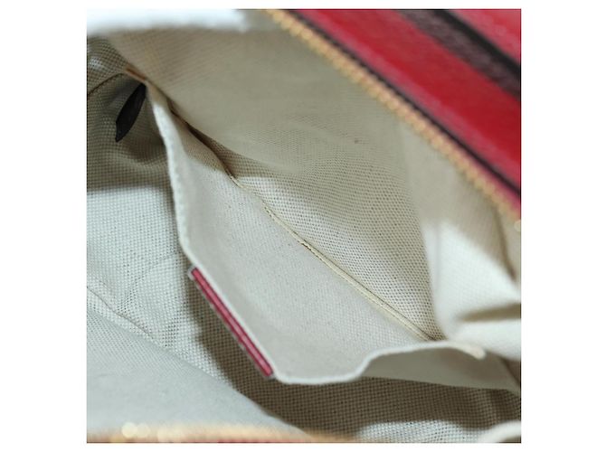 Borsa di collaborazione GUCCI Micro GG Supreme Doraemon in PVC beige 655596 Auth YKZ1361M D'oro - vista 25
