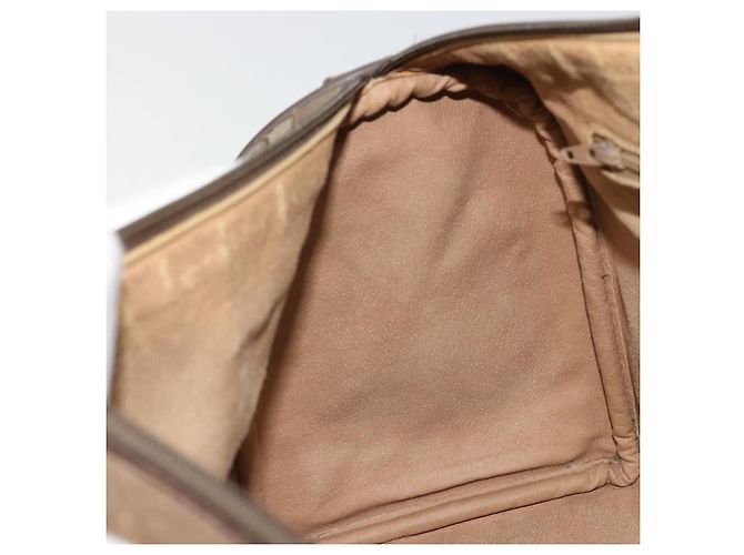 Borsa Sherry Line GG Supreme Web di GUCCI in PVC beige e oro 39 02 007 Auth BA12075 D'oro - vista 20