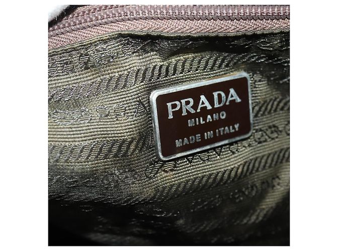 PRADA Rucksack aus Nylon grün silber authentisch bs34433 - Ansicht 25