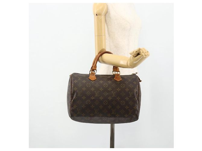LOUIS VUITTON Borsa a Mano Monogram Speedy 30 M41526 LV Auth 175472 Monogramma - vista 20