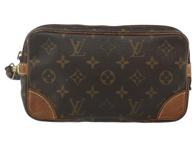 LOUIS VUITTON Clutch Marly Dragonne PM Monogram M51827 LV Auth ka3981 Monogramma - vista 13