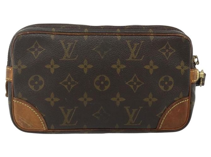 LOUIS VUITTON Clutch Marly Dragonne PM Monogram M51827 LV Auth ka3981 Monogramma - vista 2