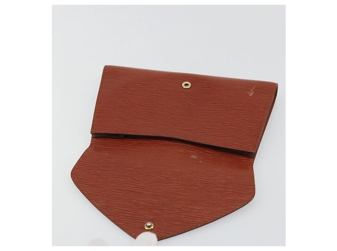 LOUIS VUITTON Clutch Art Déco Epi Marrone M52633 LV Auth BA12156 - vista 10