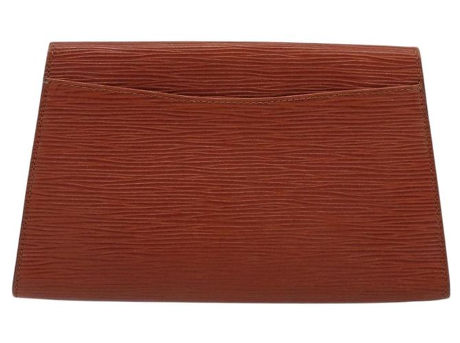 LOUIS VUITTON Clutch Art Déco Epi Marrone M52633 LV Auth BA12156 - vista 2