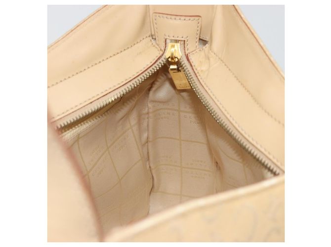 Céline Borsa a Spalla in Tela Macadam C di CELINE Beige Oro Auth ka3948 D'oro - vista 19
