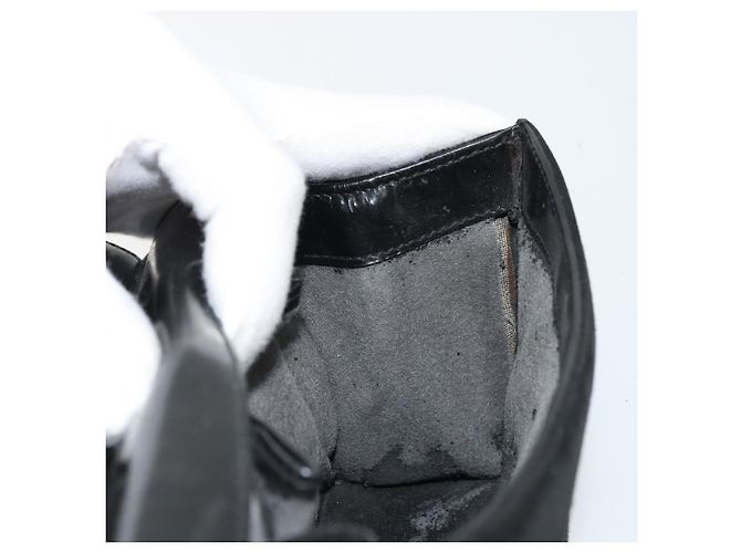 Bolsa de Mão GUCCI Camurça Preta Dourada 001 2058 1928 0 Auth yk20276 Preto Dourado - vista 20
