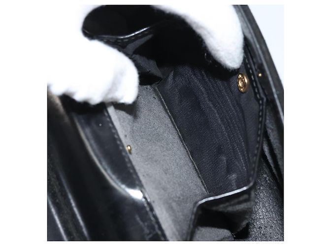 Bolsa de Mão GUCCI Camurça Preta Dourada 001 2058 1928 0 Auth yk20276 Preto Dourado - vista 22