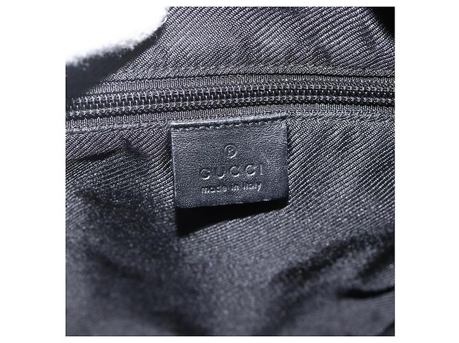 Borsa a Spalla GG Canvas Gucci Nera Argento 03136 Auth 175385 Nero - vista 18