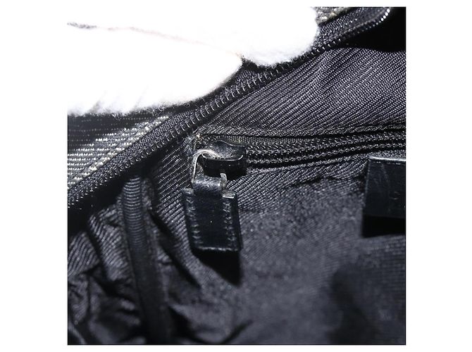 Borsa a Spalla GG Canvas Gucci Nera Argento 03136 Auth 175385 Nero - vista 21