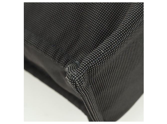Hermès HERMES Handtasche Her Line MM Canvas Grau Silber Auth 121338 Braun - Ansicht 14