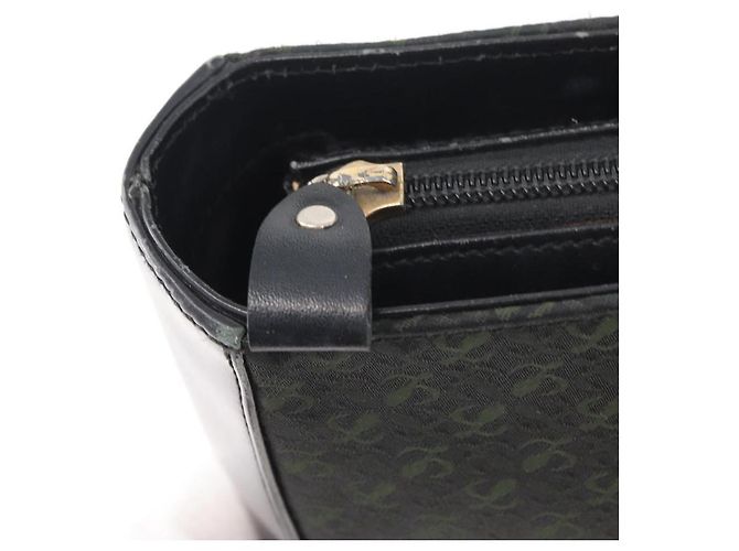 Borsa LOEWE in nylon verde oro Auth 176062A D'oro - vista 10