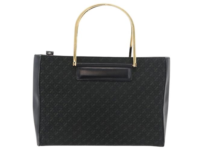 Borsa LOEWE in nylon verde oro Auth 176062A D'oro - vista 13