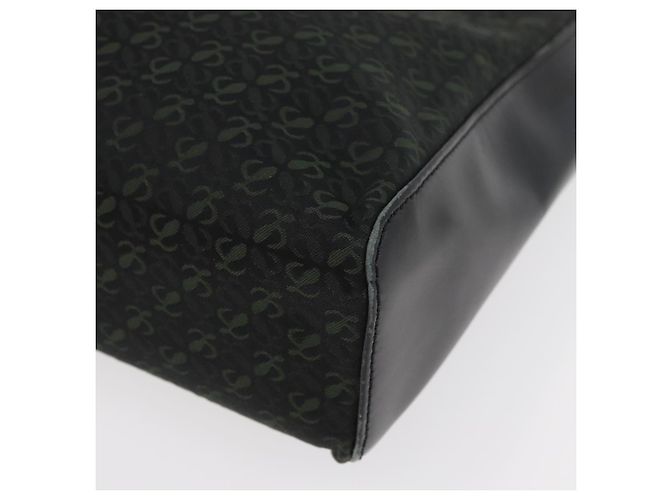 Borsa LOEWE in nylon verde oro Auth 176062A D'oro - vista 14