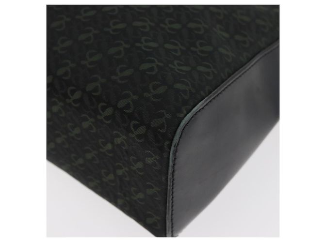Borsa LOEWE in nylon verde oro Auth 176062A D'oro - vista 16