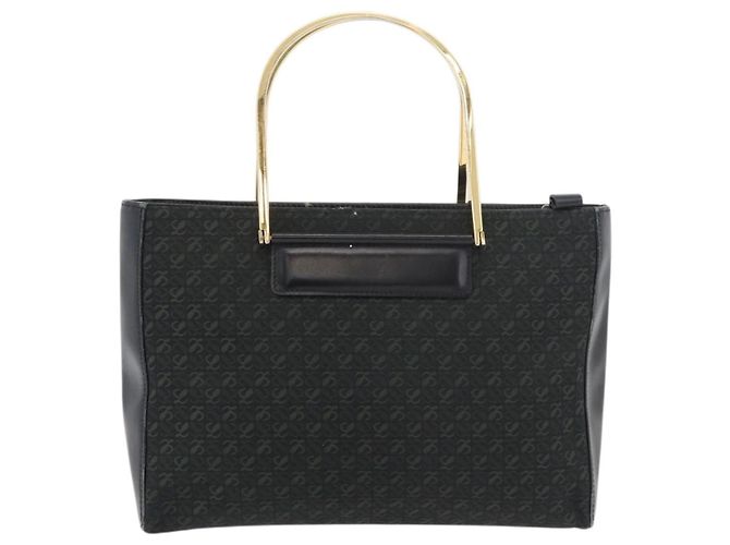 Borsa LOEWE in nylon verde oro Auth 176062A D'oro - vista 2