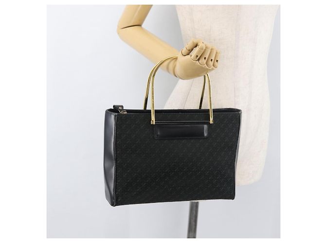 Borsa LOEWE in nylon verde oro Auth 176062A D'oro - vista 21