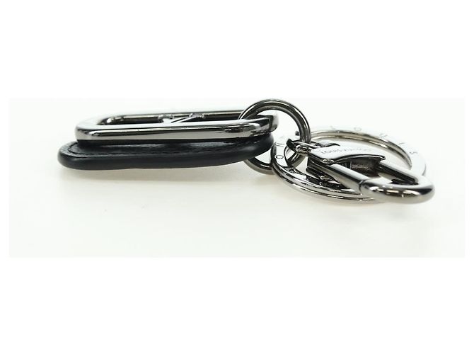 LOUIS VUITTON Monogram Portachiavi Charm Firma LV Nero M00927 Auth YKZ1420M Monogramma - vista 10