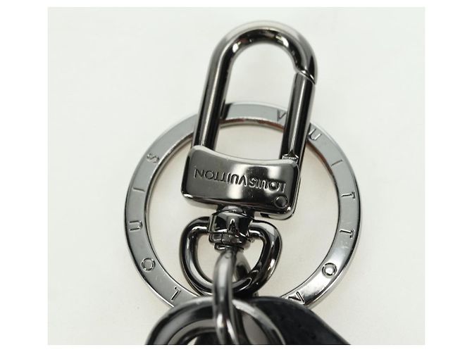 LOUIS VUITTON Monogram Portachiavi Charm Firma LV Nero M00927 Auth YKZ1420M Monogramma - vista 4
