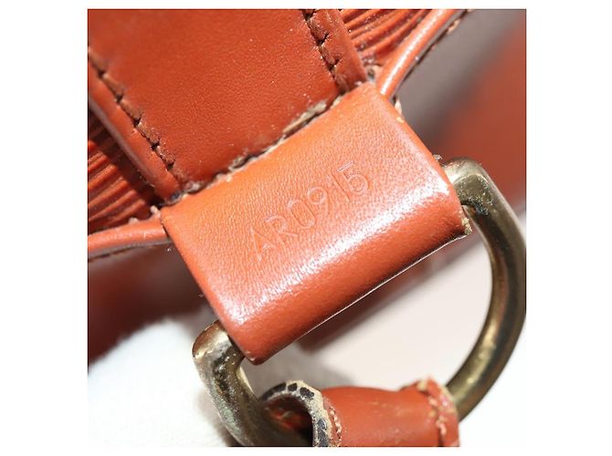 LOUIS VUITTON Bolsa de Ombro Epi Randonnee PM Marrom M52353 LV Auth YKZ1637 - vista 12