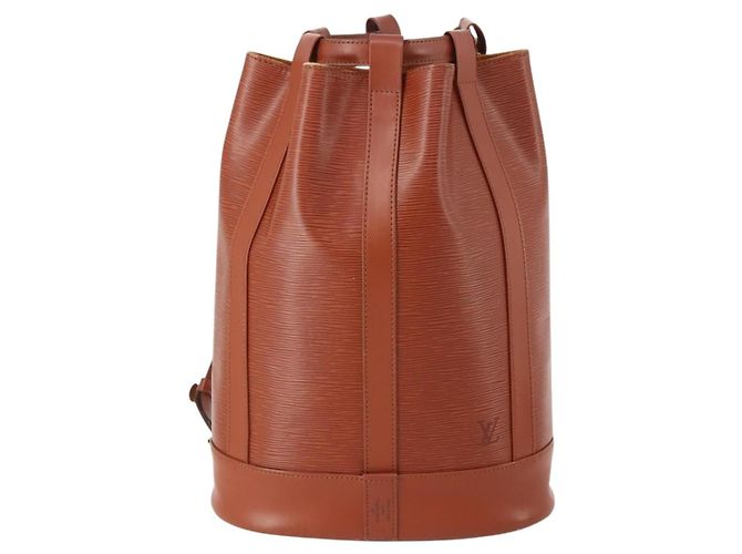 LOUIS VUITTON Bolsa de Ombro Epi Randonnee PM Marrom M52353 LV Auth YKZ1637 - vista 13