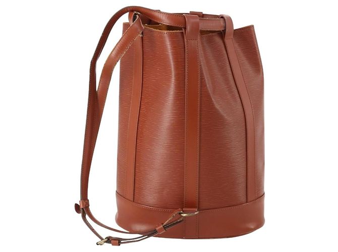 LOUIS VUITTON Bolsa de Ombro Epi Randonnee PM Marrom M52353 LV Auth YKZ1637 - vista 2