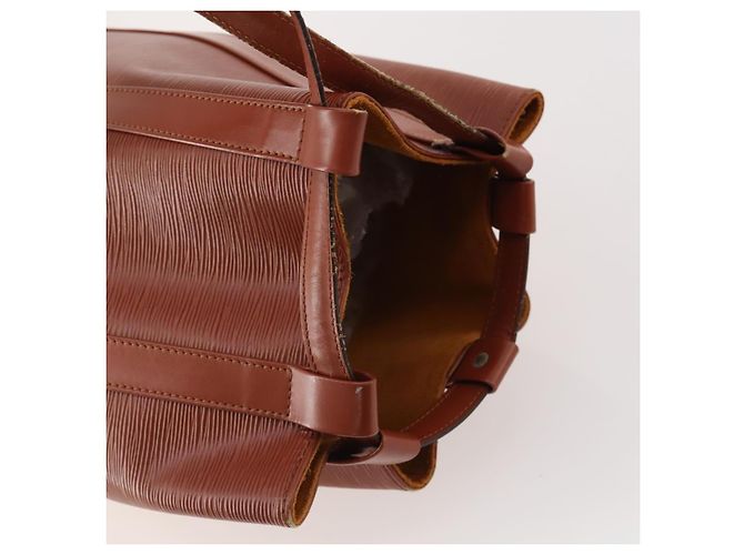 LOUIS VUITTON Bolsa de Ombro Epi Randonnee PM Marrom M52353 LV Auth YKZ1637 - vista 6